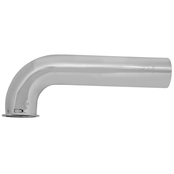 Jones Stephens 1-1/2in. x 7in. Chrome Plated Brass Connection Waste Arm 22 Gauge P38045 - main